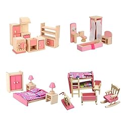 Wooden dollhouse furniture for sale  Delivered anywhere in USA 