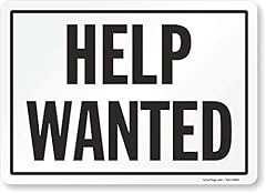Help wanted sign for sale  Delivered anywhere in USA 