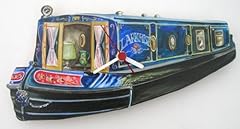 Blue canal boat for sale  Delivered anywhere in UK