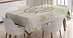 Ambesonne compass tablecloth for sale  Delivered anywhere in USA 