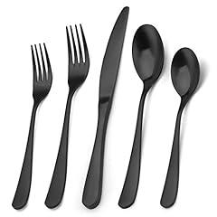 Matte black silverware for sale  Delivered anywhere in USA 