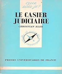 Casier judiciaire qsj d'occasion  Livré partout en Belgiqu