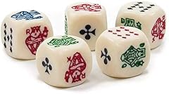 Poker dice set for sale  Delivered anywhere in UK
