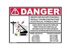 Danger power line for sale  Delivered anywhere in USA 