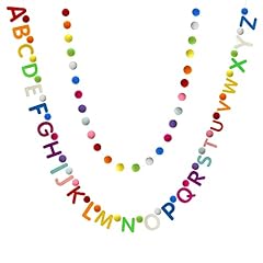 Pieces alphabet garland for sale  Delivered anywhere in USA 