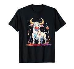 Toro cartoon colorato usato  Spedito ovunque in Italia 