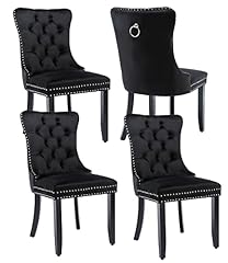 Black velvet dining for sale  Delivered anywhere in USA 