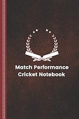 Cricket notebook match for sale  Delivered anywhere in UK