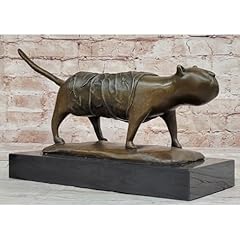 Bronze metal cat for sale  Delivered anywhere in USA 