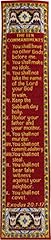 Ten commandments woven for sale  Delivered anywhere in UK