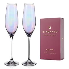 Diamante champagne flute for sale  Delivered anywhere in UK