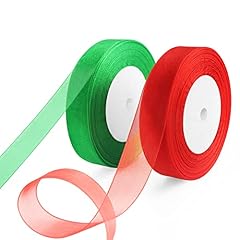 Rolls christmas ribbon for sale  Delivered anywhere in UK