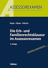 Erb familienrechtsklausur im gebraucht kaufen  Wird an jeden Ort in Deutschland