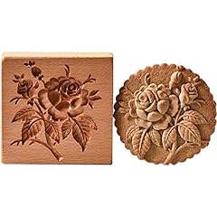 Carved wooden cookie for sale  Delivered anywhere in UK