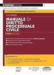Manuale diritto processuale usato  Spedito ovunque in Italia 