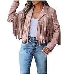 Womens fringe jackets for sale  Delivered anywhere in USA 