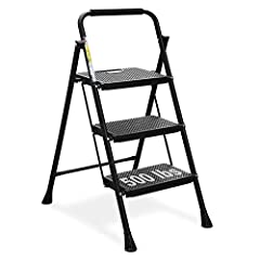 HBTower 3 Step Ladder, Folding Step Stool with Wide for sale  Delivered anywhere in USA 