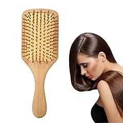 Bamboo paddle hairbrush for sale  Delivered anywhere in UK