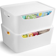 White plastic storage for sale  Delivered anywhere in USA 