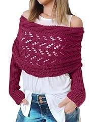 Knitted cable wrap for sale  Delivered anywhere in USA 
