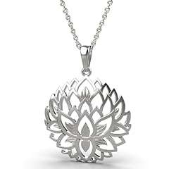 Lotus flower necklace for sale  Delivered anywhere in USA 