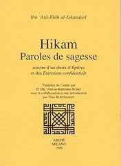 Hikam paroles sagesse d'occasion  Livré partout en Belgiqu