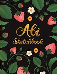Abi sketchbook personalized for sale  Delivered anywhere in UK