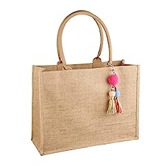 Fitdon jute tote for sale  Delivered anywhere in UK