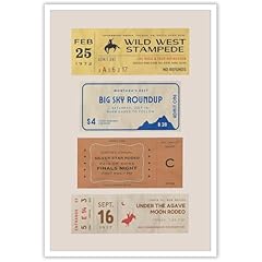 Vintage rodeo tickets for sale  Delivered anywhere in USA 