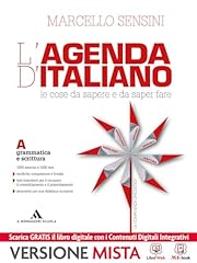 Agenda italiano. grammatica usato  Spedito ovunque in Italia 