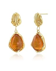 Hypoallergenic amber dangle for sale  Delivered anywhere in USA 