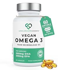 Vegan omega 500mg for sale  Delivered anywhere in UK