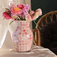 Vaso vetro rosa usato  Spedito ovunque in Italia 