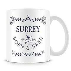 Personalised4u surrey born for sale  Delivered anywhere in UK