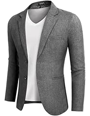 Coofandy gray blazer for sale  Delivered anywhere in USA 
