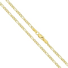 14K Gold 2MM Italian Figaro Link Chain Necklace- 14K for sale  Delivered anywhere in USA 
