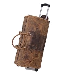 Weekender leather duffel for sale  Delivered anywhere in USA 