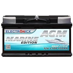 Batteria agm 120ah usato  Spedito ovunque in Italia 