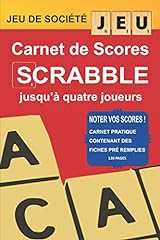 Carnet scores scrabble d'occasion  Livré partout en France