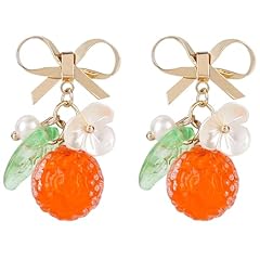 Mikovivi orange earrings for sale  Delivered anywhere in UK