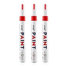 CHUIR 3 Pack Tire Paint Pen Marker Lettering Permanent Waterproof Ink for Car Vehicle Motorcycle Tyre (red) for sale  Delivered anywhere in Canada
