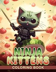 Ninja kittens coloring d'occasion  Livré partout en France