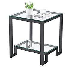 Glass end table for sale  Delivered anywhere in USA 