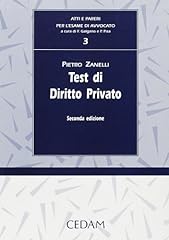 Test diritto privato usato  Spedito ovunque in Italia 
