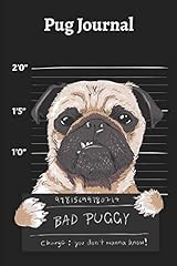 Pug journal cute for sale  Delivered anywhere in USA 