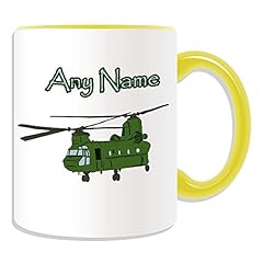 Mug décoré hélicoptère d'occasion  Livré partout en France
