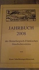 Jahrbuch 2008 hennebergisch gebraucht kaufen  Wird an jeden Ort in Deutschland