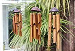 Bamboo wind chime for sale  Delivered anywhere in UK