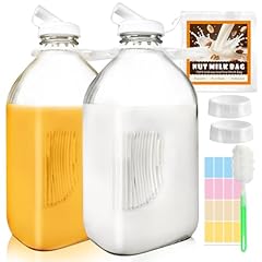 Pack glass milk for sale  Delivered anywhere in USA 