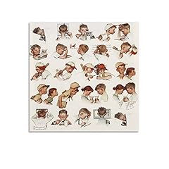 Norman rockwell canvas for sale  Delivered anywhere in USA 